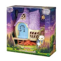 Sylvanian Families Little Tales Collection Owl House View Stars LT-01 ST Mark Certification 3 years up Toy Dollhouse EPOCH gray