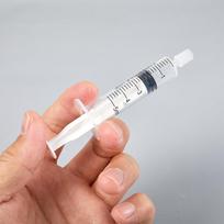 2 vnt. Kvepalų papildymo plastikiniai difuzoriaus švirkštai, reikalingi kosmetikos dozavimo įrankiai beige