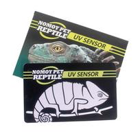 Crawler Pet Uvb Uv Test  Card 10 Seconds Detection Pet Supplies Reptile Accessories as the picture gray