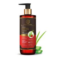 Khadi Natural Powered Botanics Hibiscus Aloe Vera Hair Conditioner 310ml Frizz Free Soft Manageable Hair black