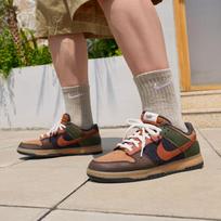 Nike Dunk Low Retro Premium Šviesiai Britiško Rudo Cinamono Velūro 42.5 black