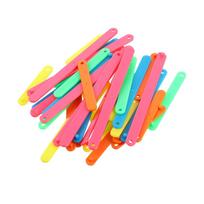 50 Pcs Splicing Strip Educational Children Math Toys Geometry Shape Chips Math Manipulatives Learning Triangle Teaching Plastic green