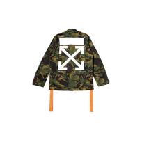 OFF WHITE Kamufliažinės Strėlės Pleistras Rankovės Striukė OMEL001S187340129901 XXS black