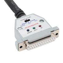 3 LED Lights Boot Bench Cable DB25 with Switch ECU Bench Pinout Cable for SM2 PRO J2534 VCI Read Write ECU white