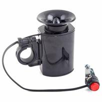 New Waterproof Ultra-loud Speaker Loud Voice Black Siren Alarm Bell Horn Bike juoda