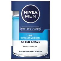 Nivea Men po skutimosi 2 viename Apsauga ir priežiūra Gaivinimas ir drėkinimas 4 vnt 100ml blue