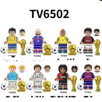 Football Star Series TV6502 World Cup Soccer Team Building Blocks Figures Bagged Set, Kids Educational Toy