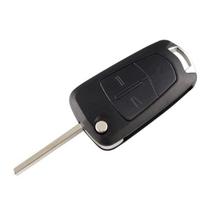 Sulankstomas automobilio raktas su mygtuku, Fob korpusas, tinkamas Opel SachCorsa D, Astra J G, Zafira A, Vectra B Mokka black