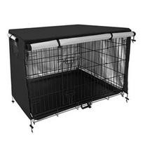 Dog Cage Cover Outdoor Pet Cover Rolling Shutter Entrance Size Options Available gray 63.5 * 48cm gray