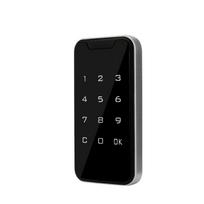 Keyless Digital Number Lock Electronic Cabinet Digital Cabinet Smart Locker Lock Zinc Alloy Password  Lock (silver,Steel Door&Zinc Alloy&Door Lock) sidabras