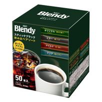 AGF Blendy Stick Black Tasting Assortment 50 Sticks CoffeeInstant CoffeeWater-Soluble Coffee