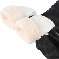 Winter Baby Stroller Gloves Waterproof Antifreeze Mittens  Baby Stroller Accessories balta