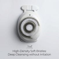 Electric Body Brush Automatic Movable Wall Mounted Electric Body Scrubber for Shower gray