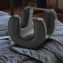 Sleeping Pillow Memory Foam Pressure Reducing Sleep Pillow Anti Wrinkle Face Support Pillow for Bed Headrest Prone Down Sleeping gray