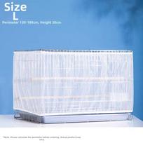 5pcs New Universal Bird Cage Cover White Elastic Anti Splash Guard Multi-size Washable Feather Catcher Net Pet Protection gray