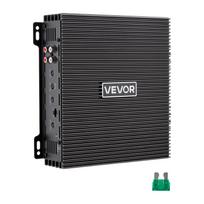 VEVOR Automobilio garso stiprintuvas, 2 kanalų tiltuojamas automobilinis stiprintuvas, pilno diapazono A/B klasės stereo stiprintuvas, maks.. 2 x 300W prie 4 Omų / 2 x 600W prie 2 Omų 21.8 x 21 x 5.4 cm