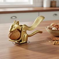 Voveraitės formos riešutų skaldytuvas Daugiafunkcinis riešutų skaldytuvas Metalinė konstrukcija Graikinis riešutas Pecan riešutas brown