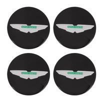 4 VNT. 56 mm Automobilio Rato Centre Dangtelio Lipdukai-Emblemos Martin DB S 11 X 9 V12 Zagoto Virage Lagonda Vanquish Rapide 56mm white