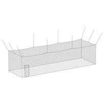 Baseball Batting Cage, 12700 x 3900 x 3080mm Freestanding Portable Batting Cage, Hitting Cages with 30-Ply Knotted HDPE & Carabiner Hooks, Battings