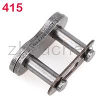 4pc/lot 25H/T8F/415H/420/428/428H/520/530 Chain Master Link Pocket Dirt Pit ATV Quad Go Kart E Gas Scooter Motorcycle 415 Black 4pc gray