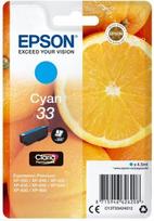 Kasetė rašaliniams spausdintuvams epson originalus rašalas c13t33424012, t33, žydras, 4,5 ml, epson expression home a premium xp-530,630,635,830