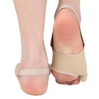 Švelnūs pirštų atskyrikliai Neslystantys hallux korekciniai įklotai Mažojo piršto tiesintuvas Kelioniniai with Pull Strap beige