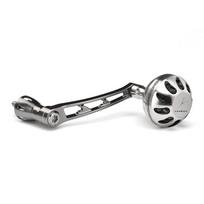[Gomexus] Shimano Single Handle 21 Nasuki Handle Stradic 70mm Silver Black Aluminum Knob for Shimano 70mm gray