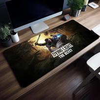 Game D-Dying Light The Beast Mouse Pad Non-slip Thickened Large Writing Lockedge Office Student Gaming Cushion MousePad 30cmx80cm(11.8x31.5inch) gray