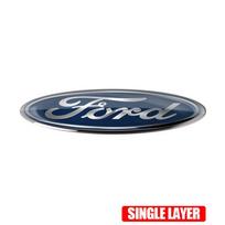 Ford Focus Kuga Mondeo Smax Fiesta Ranger Mustang Edge ST Aliuminio Automobilio Kėbulo Bagažinės Ovalus Ženkliuko Dangtelis Lipdukas Auto Aksesuarai gray