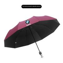 Automatinis sulankstomas vėjui atsparus skėtis nuo saulės, skirtas BMW M X1 X3 X5 X7 E36 E39 E46 E60 E90 E91 E92 F10 F20 F30 F01 G20 M3 M4 M5 juoda