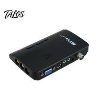 Mini TV Box Digital Computer RF AV to VGA HDTV Programs Tuner Receiver Monitor juoda