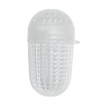 Portable Plastic Shrimp Trap and Fishing Bait Cage balta