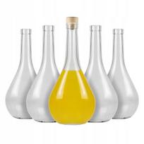 RINKINYS 30 vnt. TEAR butelių, 500 ml stiklinių butelių likeriams, SULTIMS, Vynui, 0,5 l, 500 ml