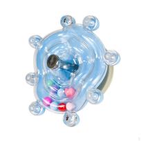 Bird Cage Toy, Parrot Rotary Wheel Rattle, Accessories, Enrichment Toy for Parrotlets Lovebirds mėlyna