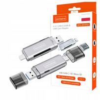 SD microSD TF kortelių skaitytuvas USB-C 3.0 OTG 5Gbps Zenwire BYL-2013TU