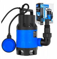 Geko MINI plastikinis panardinamasis vandens siurblys su plūdiniu jungikliu G81458, 400 W, 8 m3/h, 5 m, 10 m maitinimo laidas