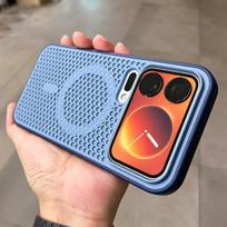 Original Magnetic Cooling Wireless Charge Case For Xiaomi 17 15 14 Pro Max 13 Matte Shockproof Honeycomb Heat Dissipation Cover Xiaomi 14 oranžinė
