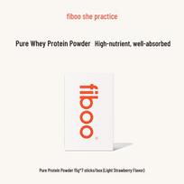 FIBOO Strawberry Whey Protein Powder