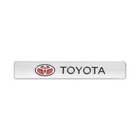Automobilio šoninio sparno kėbulo metalinis ženklelis Lipdukas Priedai Toyota Hilux Corolla RAV4 Camry Highlander Yaris Cross Prado C-HR Land QV7 7r white