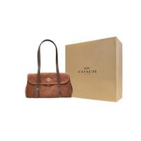 COACH karvės skaldytos odos peties rankinė Didelė moteriška ruda CDB06-IMYEF One Size 3 beige