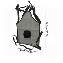 Universal Sheep Belly Cover Breathable Mesh Ewe Anti-Mating Cover  Livestock Breeding 1pc gray