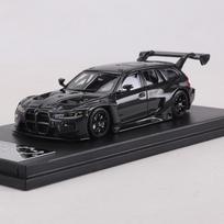 Jicar 1:64 M3 Touring GT3 lydinio automobilio liejinukai ir transporto priemonės Automobilio modelis Miniatiūrinis mastelio modelis Automobilis Kolekcijai Dovana juoda