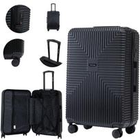 Didelis lagaminas Wings Jackdaw L, 28", 97 l, TSA užraktas, tylūs dvigubi 360° ratukai, perdirbtas polikarbonatas, Large suitcase
