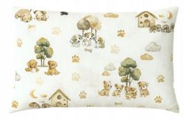 Minkšta medvilninė pagalvės užvalkalas 40x60 cm su šuniukais vaikams