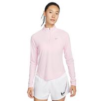 Nike Swoosh Tempo Run Drėgmę sugeriantis Greitai džiūstantis Užtrauktuku ilgomis rankovėmis Bėgimo marškinėliai Moteriški viršutiniai drabužiai HV2843-663 M white