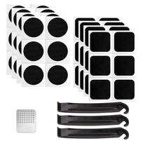 Bicycles Tire Tyre Tube Repair Cycle Patches Motorcycle Bike Tire Repair Tool for Road and Gravel Use 1 white