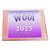 2025 Vilnonių Siūlų Advento Kalendorius 24 Vnt Kalėdinis Advento Kalendorius Yule Siūlų Advento Kalendorius Dovanos Žiemos Mezgėjams DIY Rankdarbiai Calendars purple