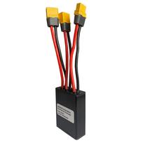 20V‑72V 40A Dvigubos baterijos jungtis Elektrinio dviračio dvigubos baterijos iškrovimo keitiklis black