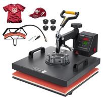 VEVOR Heat Press Machine, 15x15inch / 38x38cm, 2IN1 Clamshell Sublimation Transfer Printer with Teflon Coating, Digital Precise Heat Control juoda