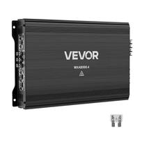 VEVOR Automobilinis garso stiprintuvas, 4 kanalų tiltuojamas automobilinis stiprintuvas, daugiafunkcis A/B klasės stereo stiprintuvas, maks.. 4 x 250W prie 4 Omų / 4 x 500W prie 2 Omų 34.8 x 21.5 x 4.6 cm